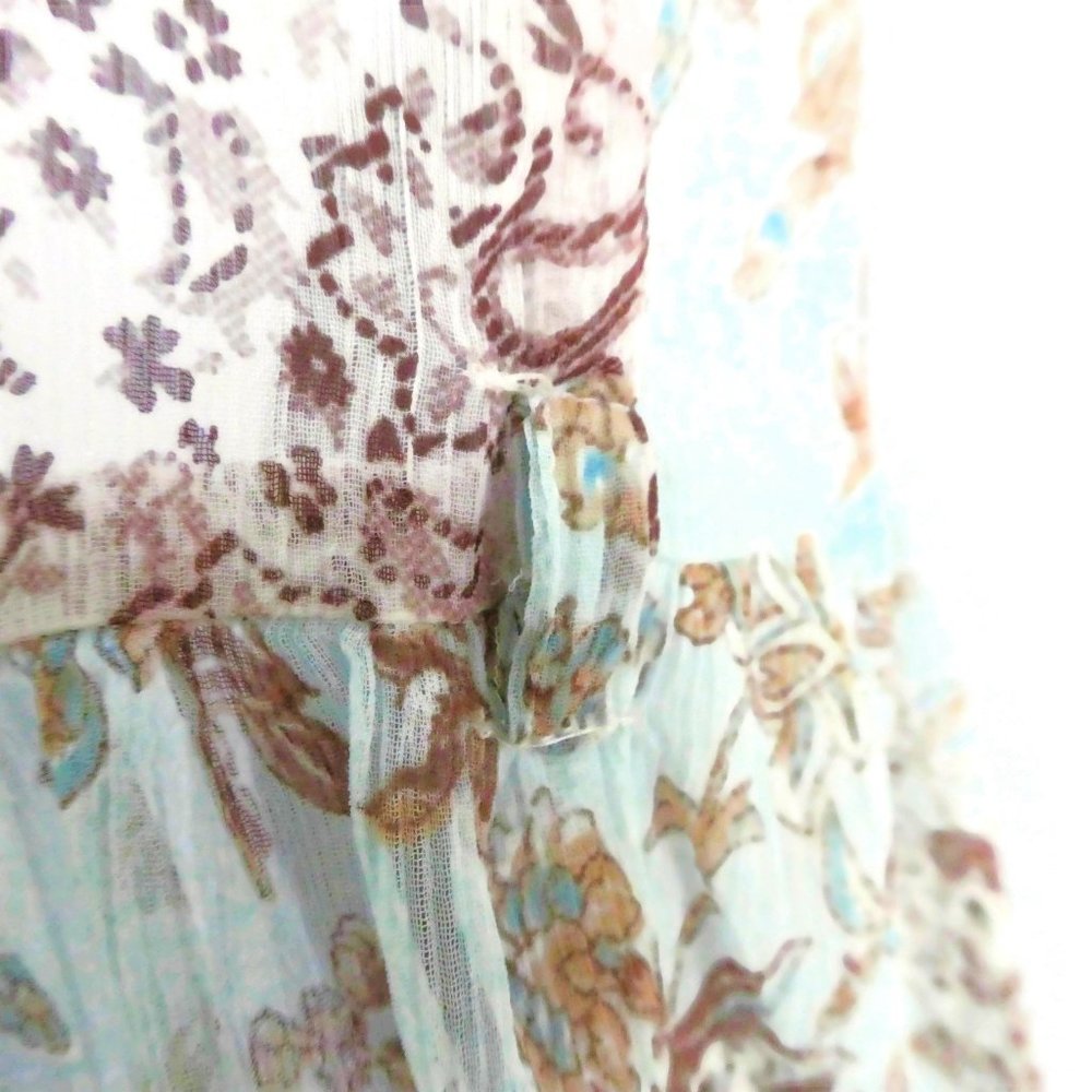 Band Of Gypsies Flyaway Open Front Floral Lite M L - Picture 5 of 8